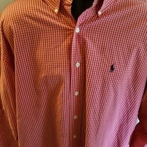 100 percent cotton Ralph Lauren long sleeve shirt